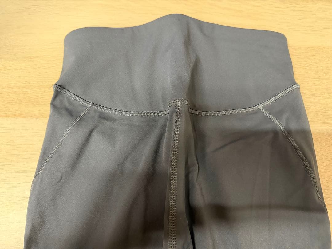 ルルレモン アジアフィットレギンスS ネイビー&グレー