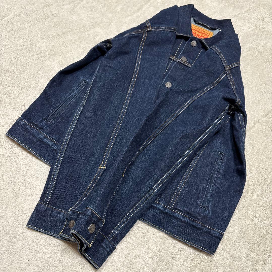 濃紺極美品✨M リーバイス 72334 デニムジャケット70506型 ポケ付き