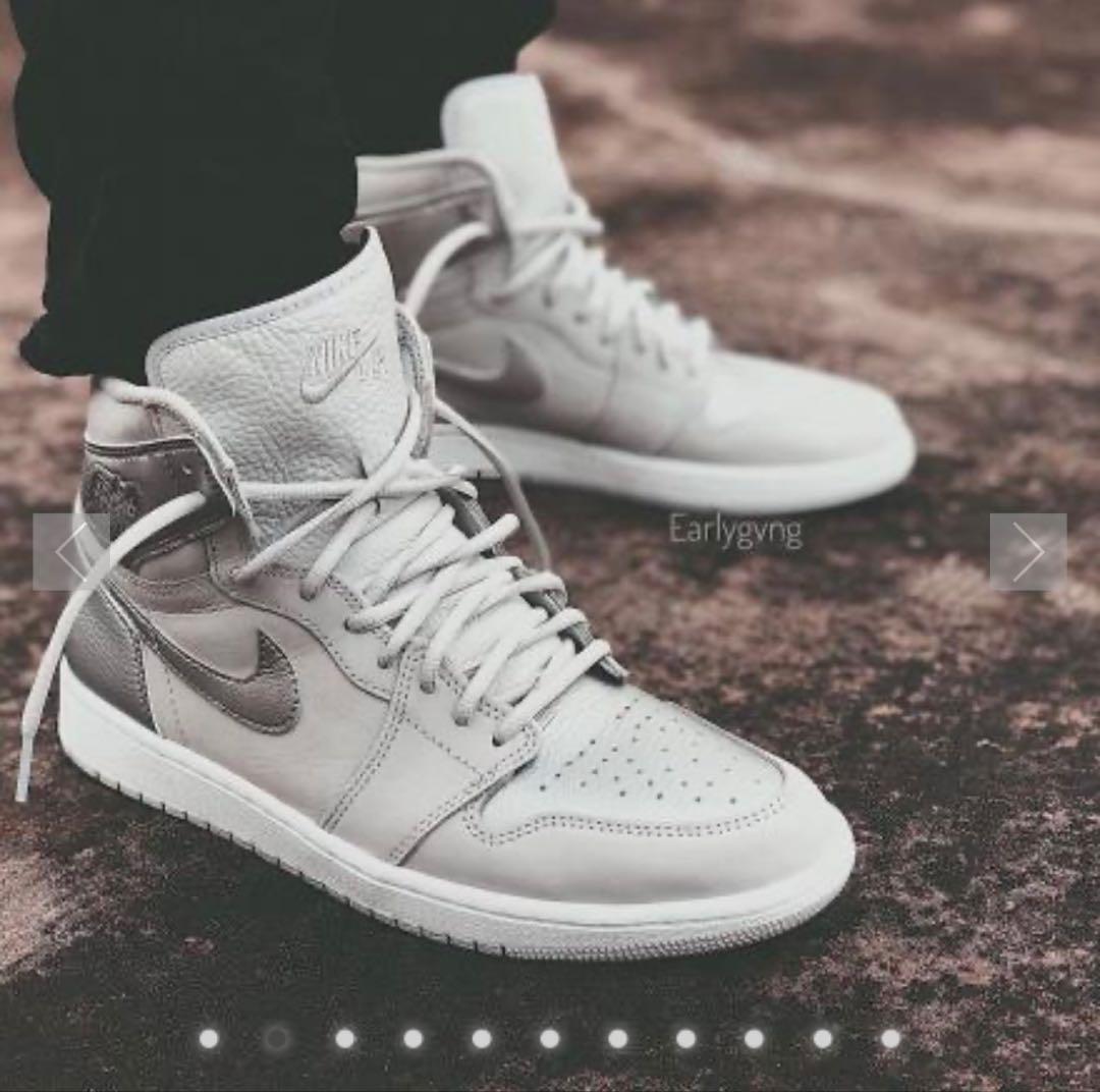 【最終値下げ】ナイキ エアジョーダン1 レトロ ハイ OG メタリック シルバー