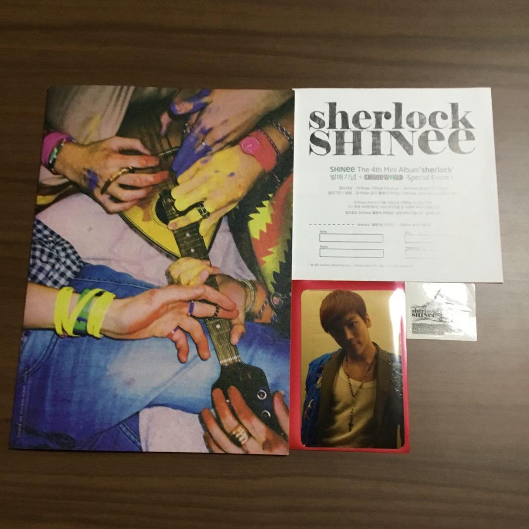 SHINee Sherlock サインあり❗️ジョンヒョン　トレカ付き！