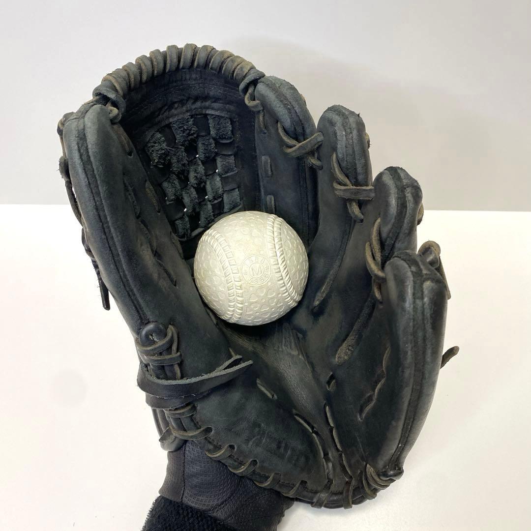 ✨希少✨ミズノ 軟式グローブ ビューリーグ オールラウンド ビッグM ブラック