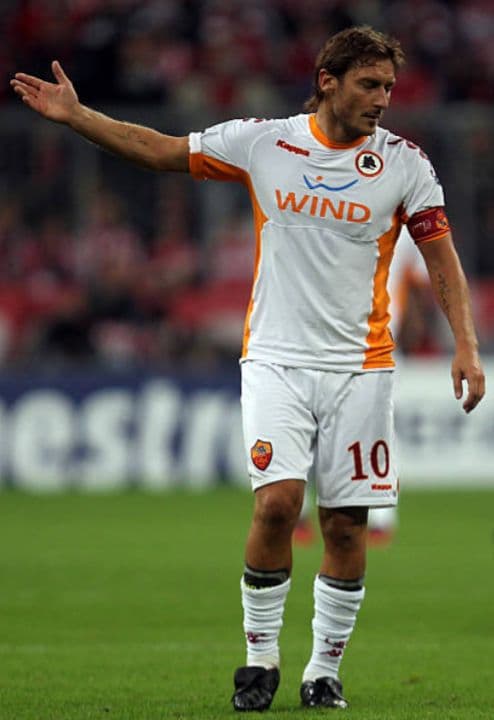 ASローマ フランチェスコ・トッティ ユニフォーム 長袖 正規品L