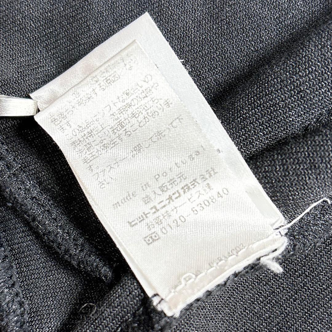 フレッドペリー　ベロアトラックジャケット　ジップアップパーカー　刺繍ロゴ　黒