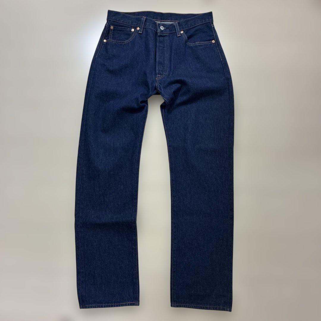 リーバイス 濃紺デニムセットアップ 1st トラッカージャケット 501 W34