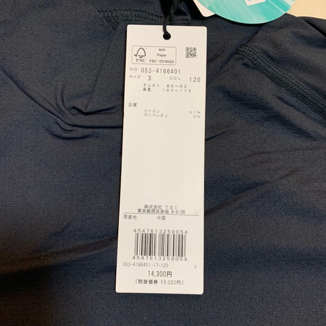 新品■14,300円【パーリーゲイツ】長袖　タートルネック　ウェア 3/S 紺