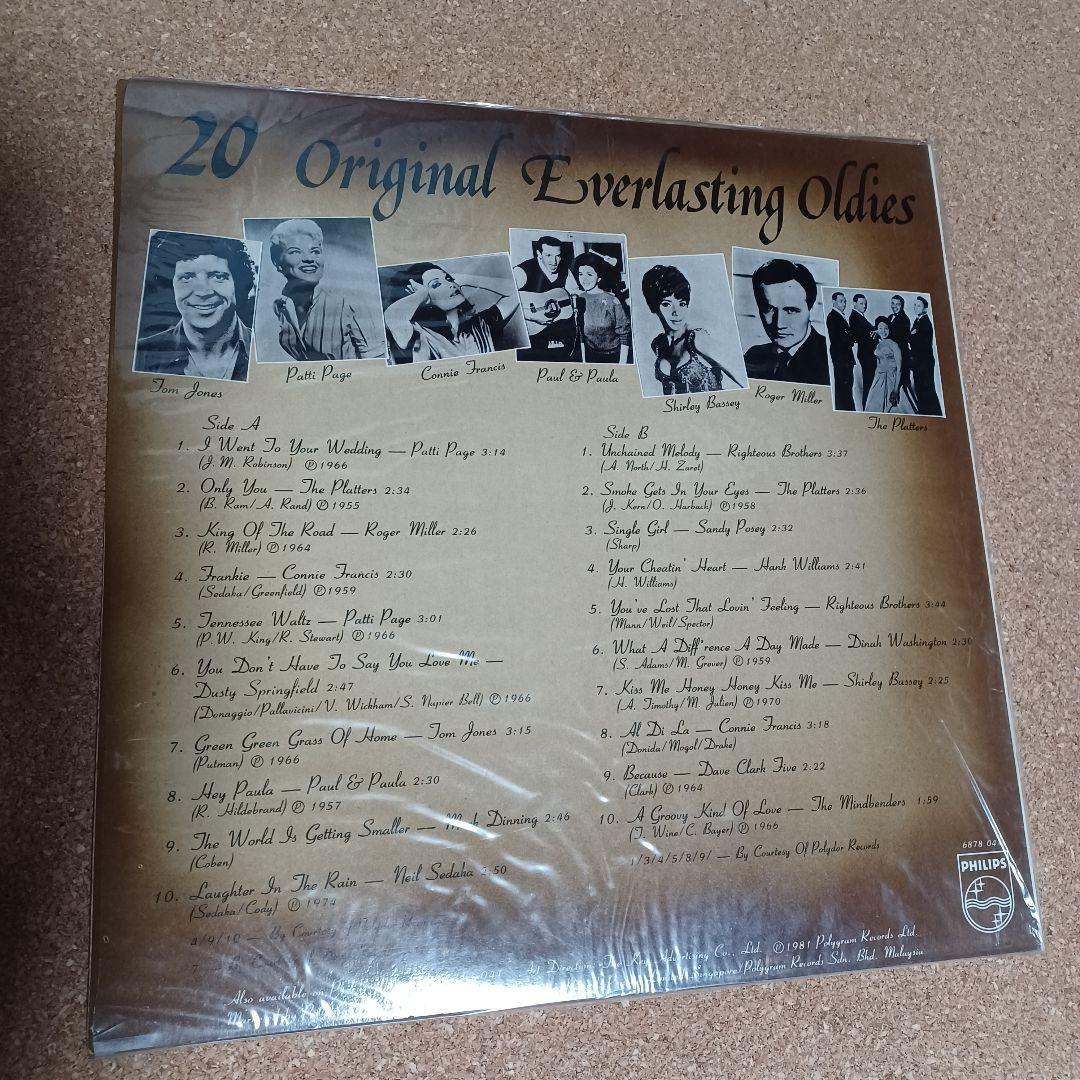 20 original Everlasting Oldies　レコード　LP