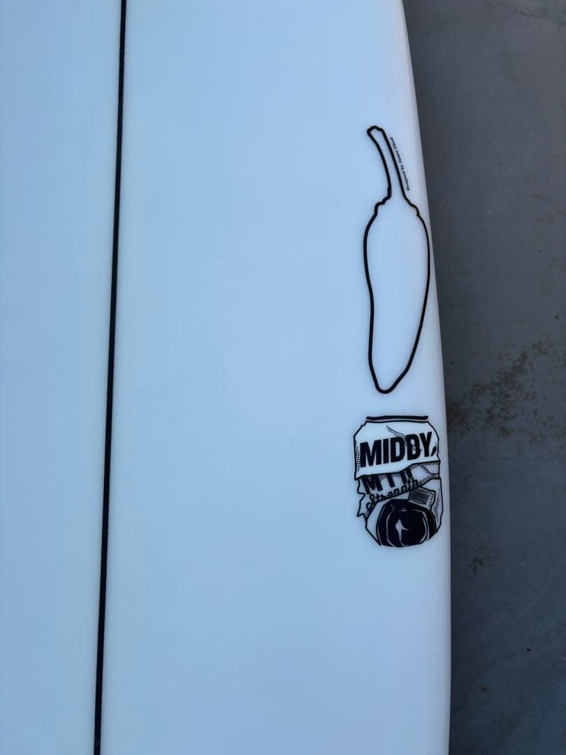 手渡し限定　福岡　サーフボード　ミッドレングス　チリ　ミディー