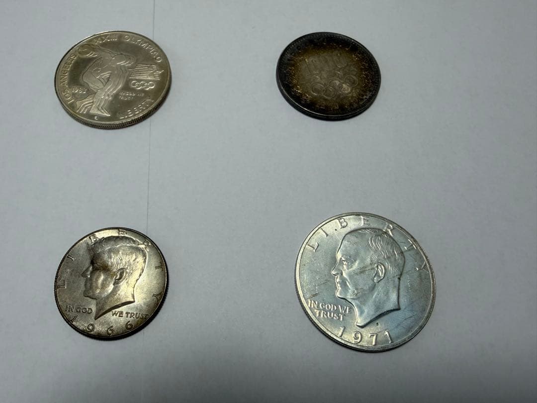 の*と様 銀貨　9枚セット　アメリカ　日本　インド　メキシコ　銀貨　オリンピック