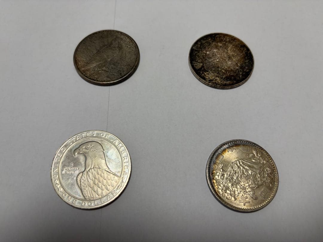 の*と様 銀貨　9枚セット　アメリカ　日本　インド　メキシコ　銀貨　オリンピック