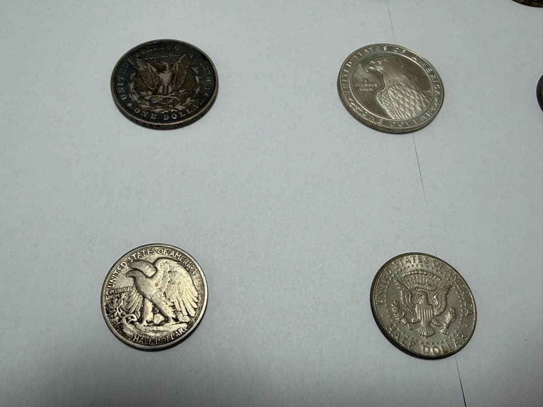 の*と様 銀貨　9枚セット　アメリカ　日本　インド　メキシコ　銀貨　オリンピック