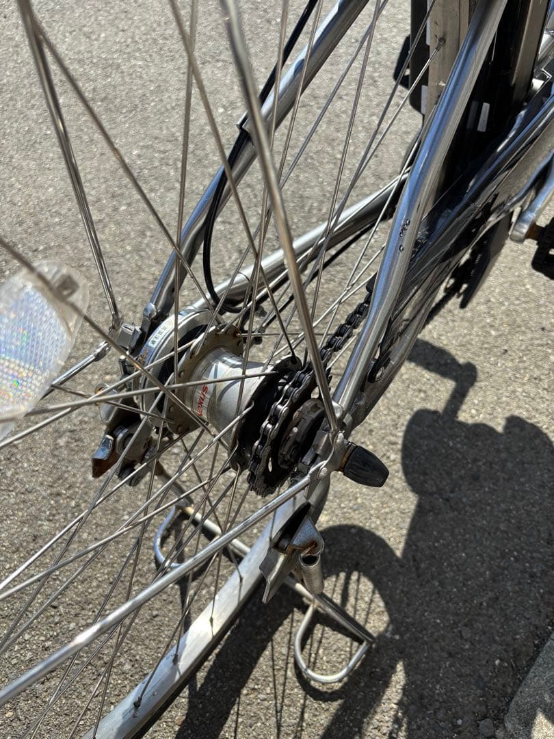 ブリヂストン 27インチ　電動アシスト自転車 8.7ah搭載 付属品多数！