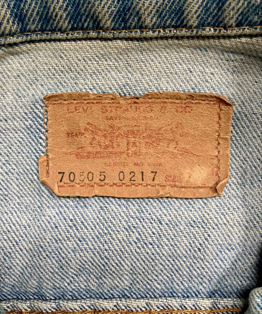 g*1様 Levi’s リーバイス 70sビンテージ 70505-0217 ビッ