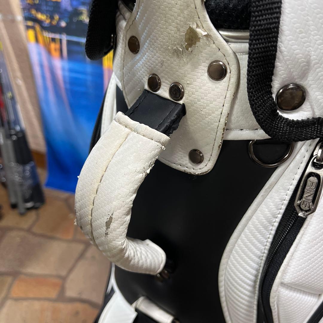 寶BT-1058 PING KARSTEN 白黒 キャディバッグ