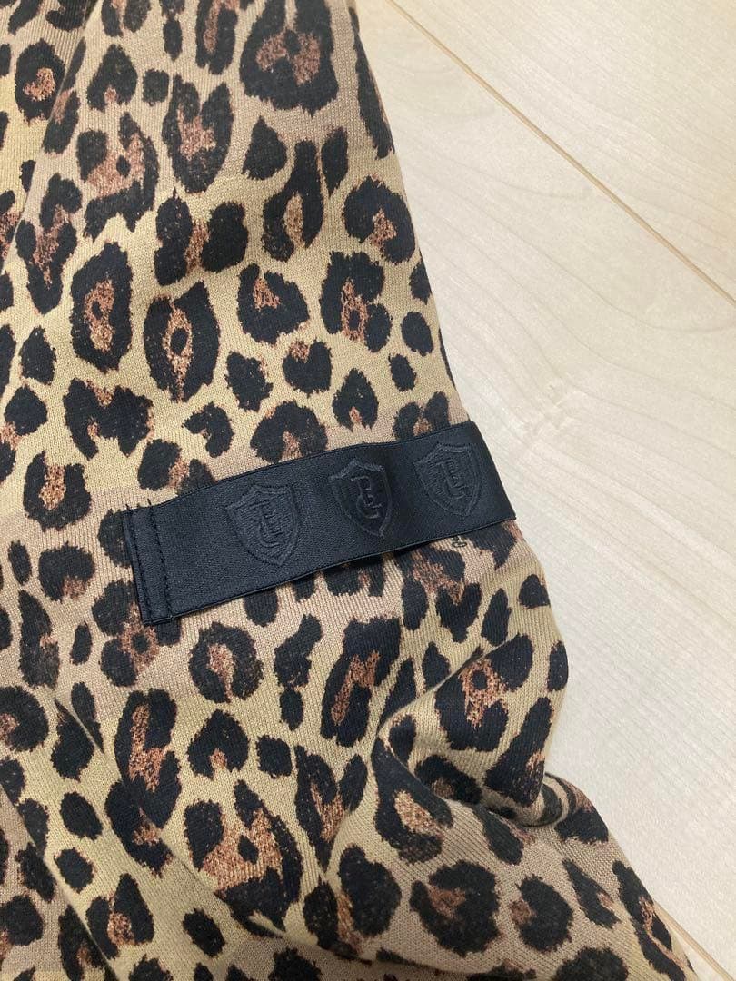 【新品】パーリーゲイツPEARLYGATES/メンズ/ヒョウ柄パーカー【M】