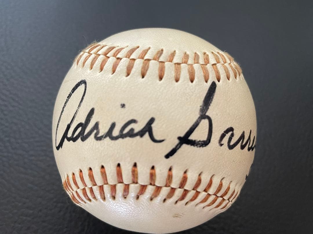 広島東洋カープ★エイドリアン・ギャレット　サインボール★1977-79