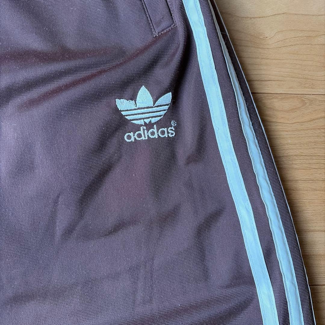 OLD adidas トラックパンツ 80s 在原みゆ紀 茶色