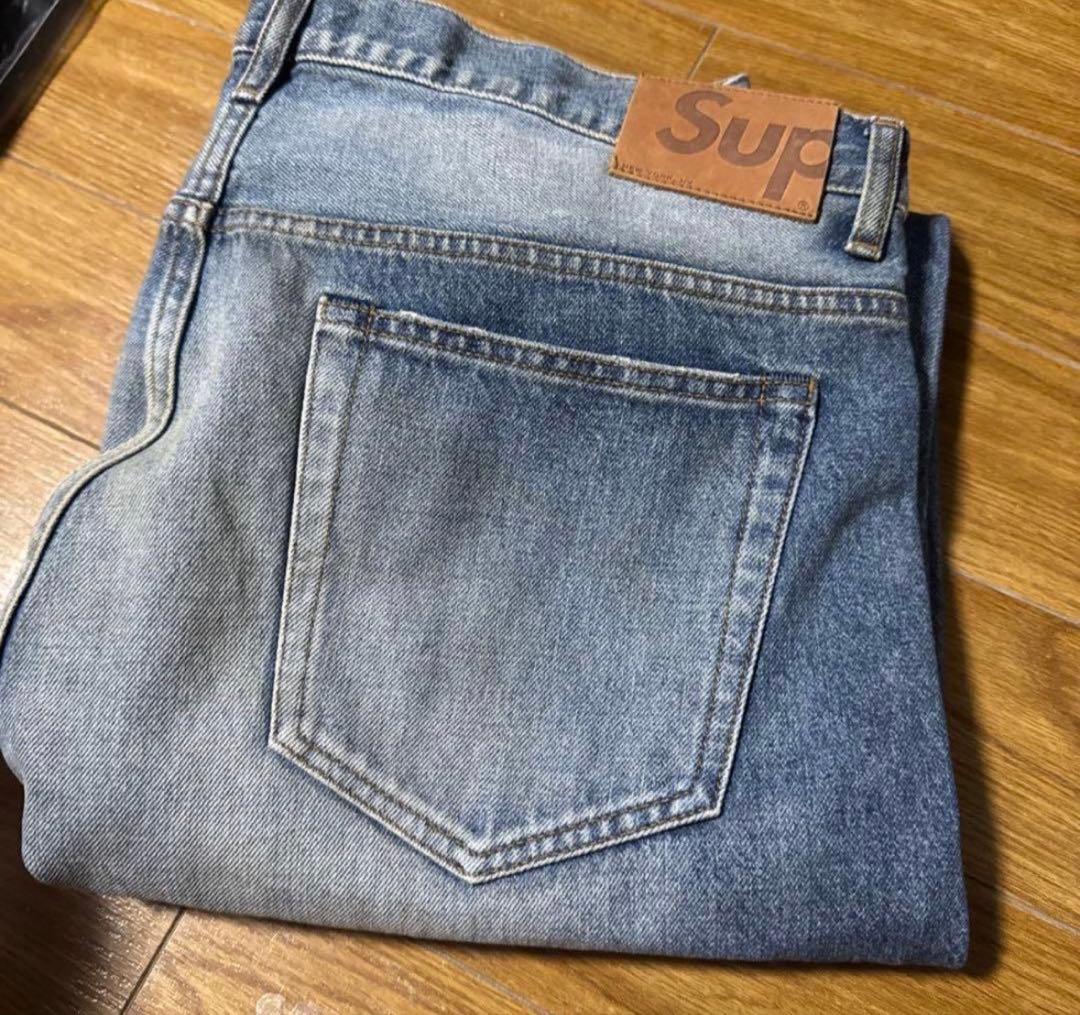 パンツ Distressed Loose Fit Selvedge Jean 32