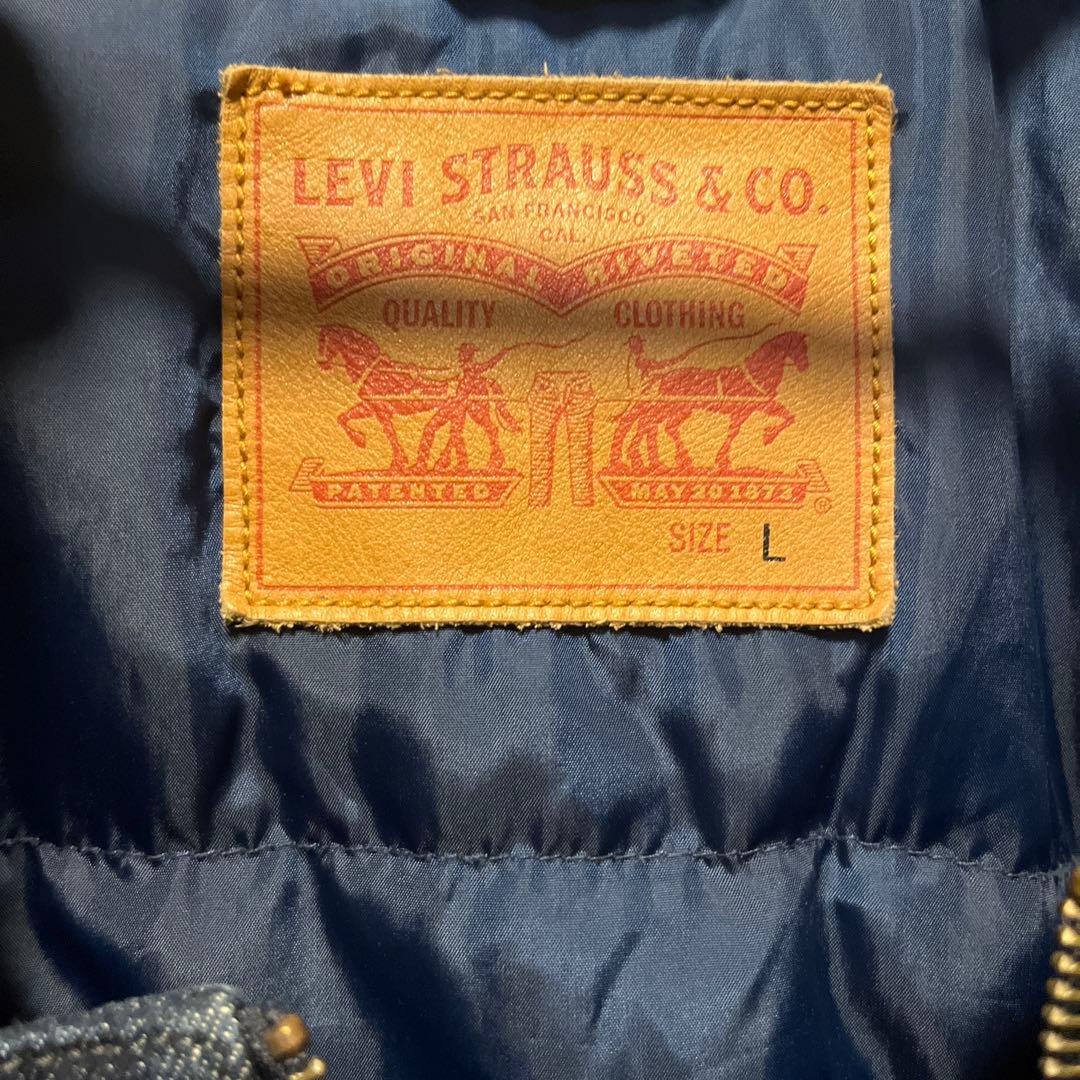 【shiba】リーバイス　デニムジャケット　ダウン