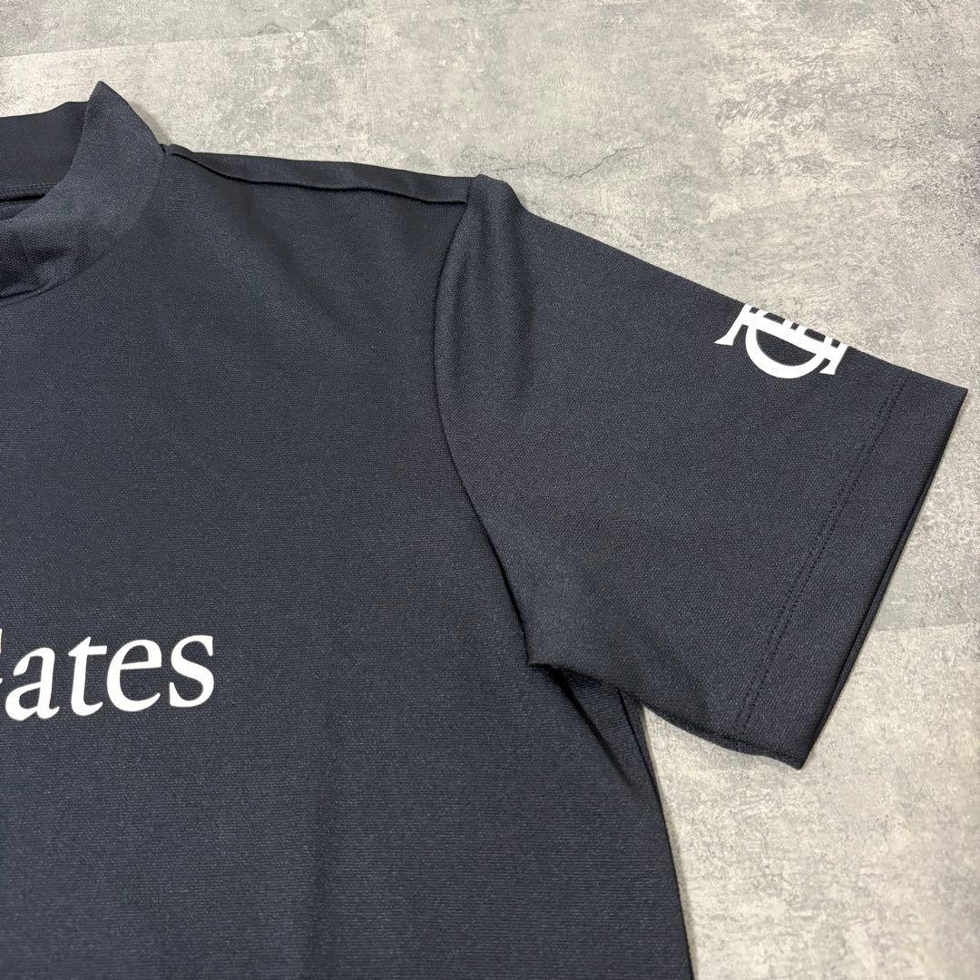 【新品】パーリーゲイツ　半袖モックネックシャツ　PGPRO ブラック　Mサイズ