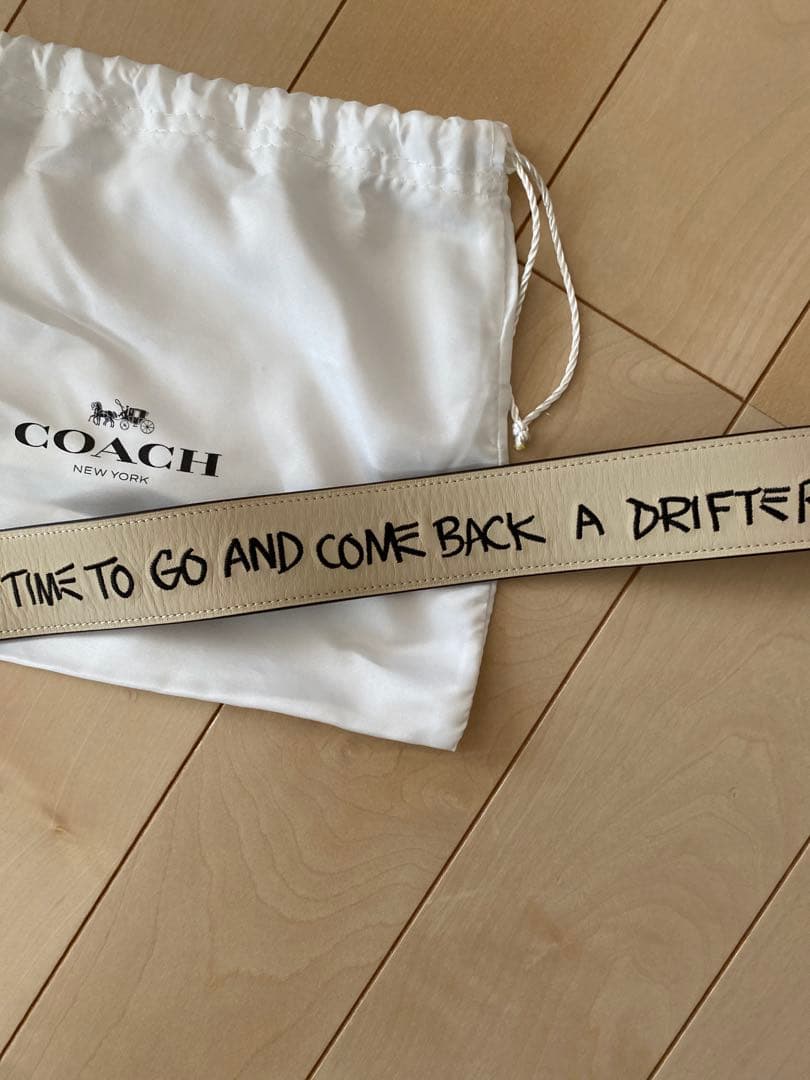 COACH バッグ用別売りショルダーストラップ　バスキアコラボ　激レア　美品