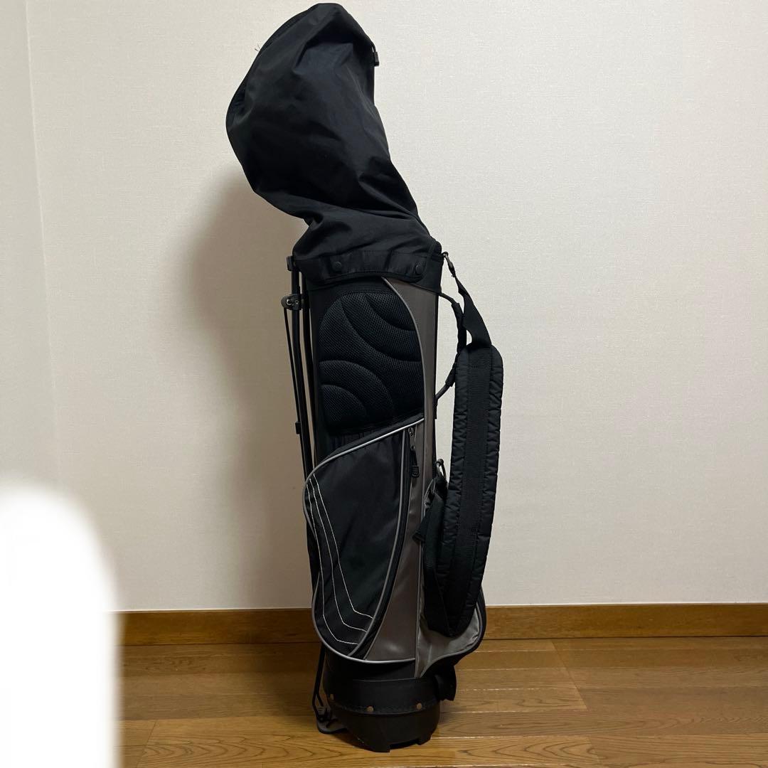 IGNIO キャディバッグ ブラック/グレー　クラブセット