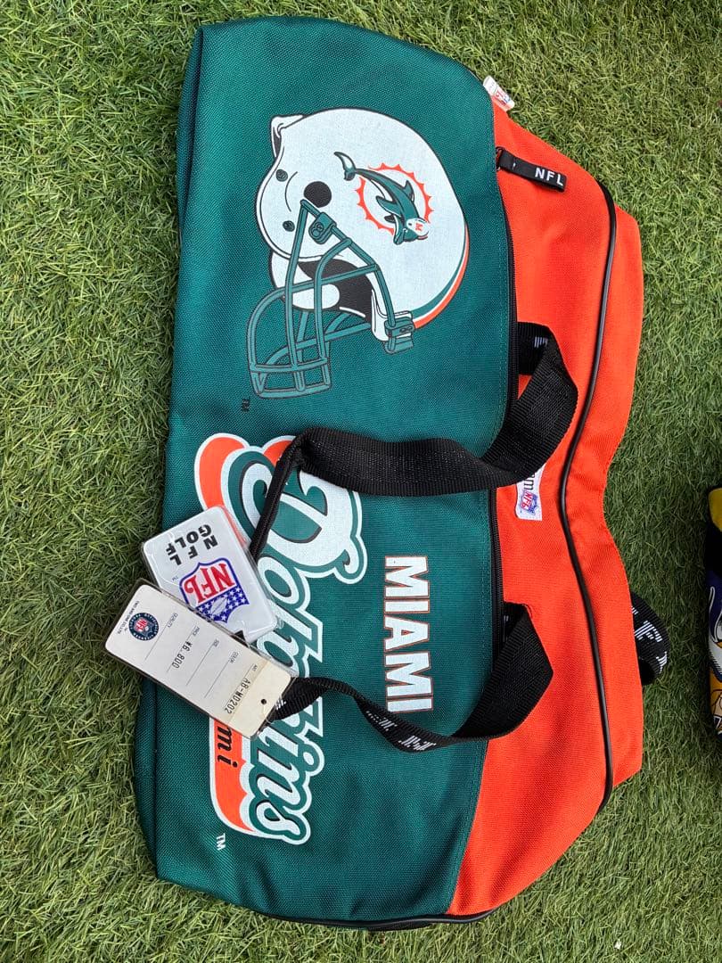 NFL マイアミ・ドルフィンズ ダッフルバッグ新品未使用 7枚