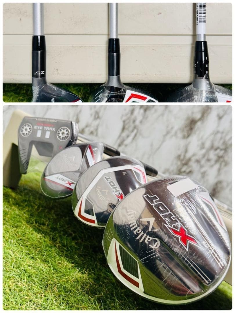 【新品未使用】初心者推奨 キャロウェイ XHOT メンズゴルフセット 10本 R