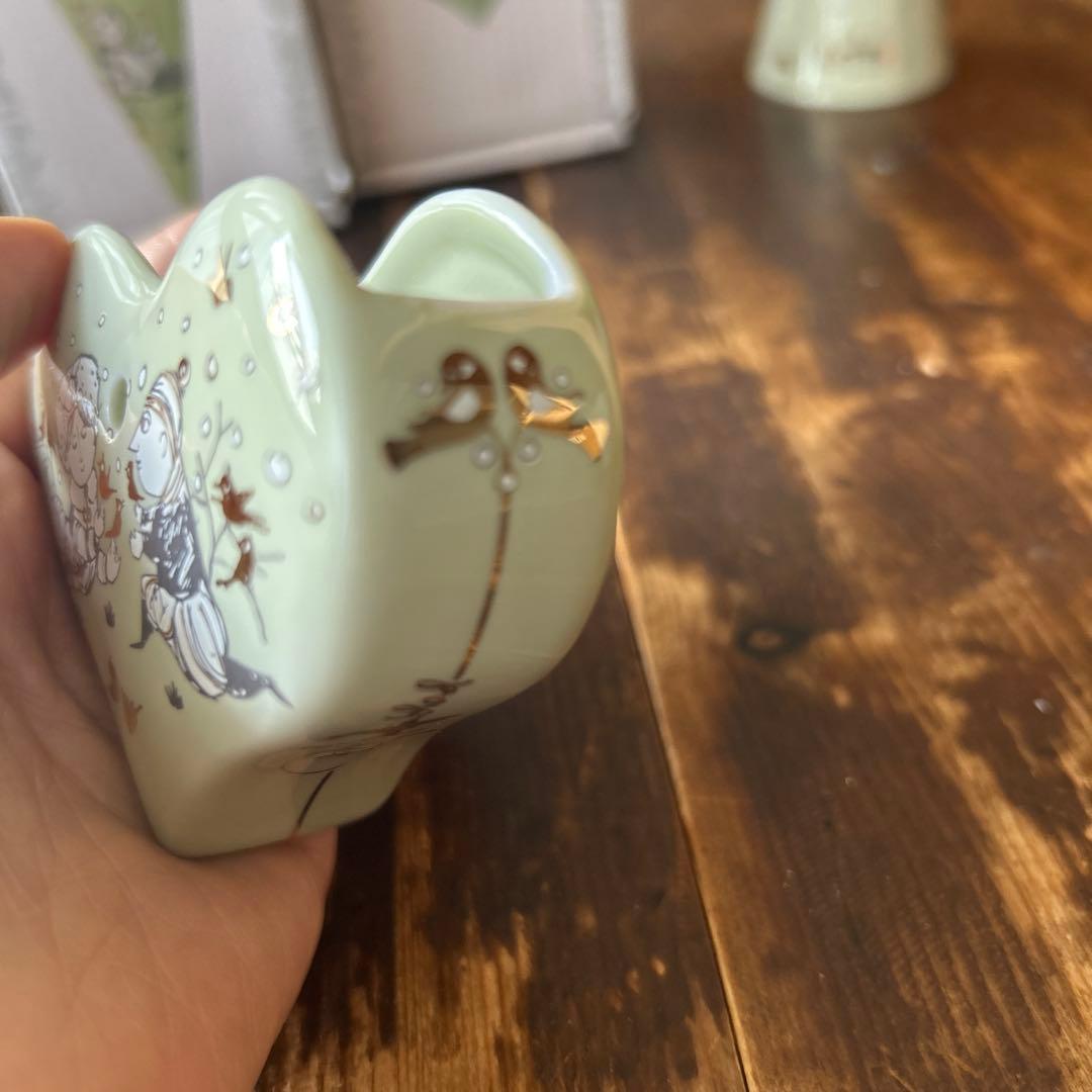 レア　Björn Wiinblad 陶器オーナメント 2点セット　一輪挿し　花器