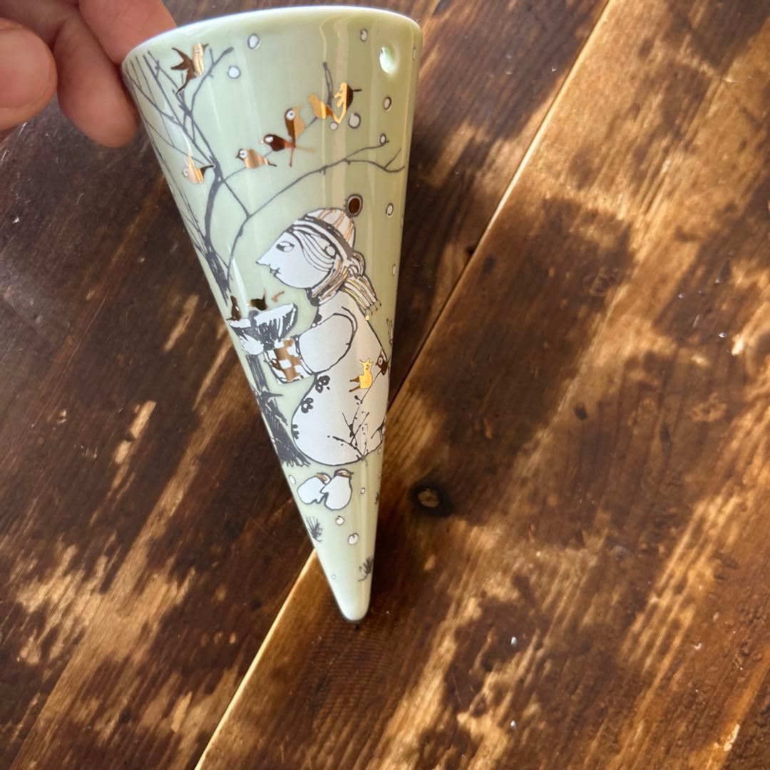 レア　Björn Wiinblad 陶器オーナメント 2点セット　一輪挿し　花器