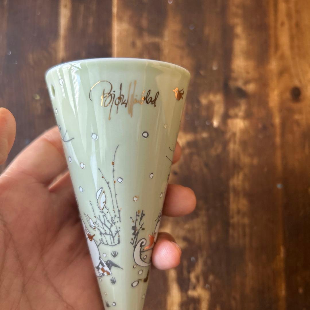 レア　Björn Wiinblad 陶器オーナメント 2点セット　一輪挿し　花器