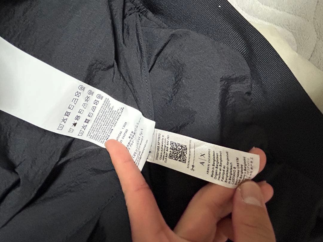 Armani Exchange ダークブルー デニムジャケット