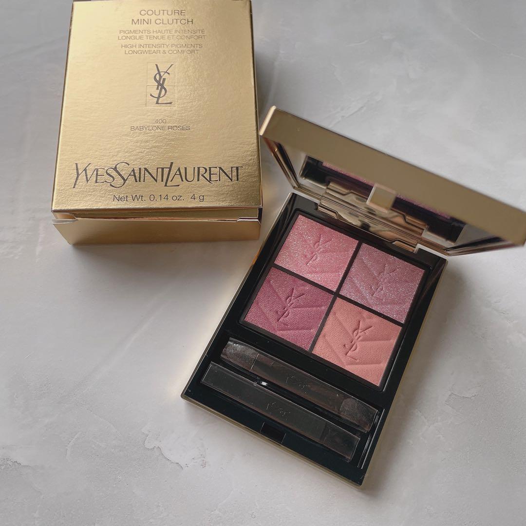 イヴサンローラン クチュール ミニクラッチ400 バビロンローズ アイシャドウ