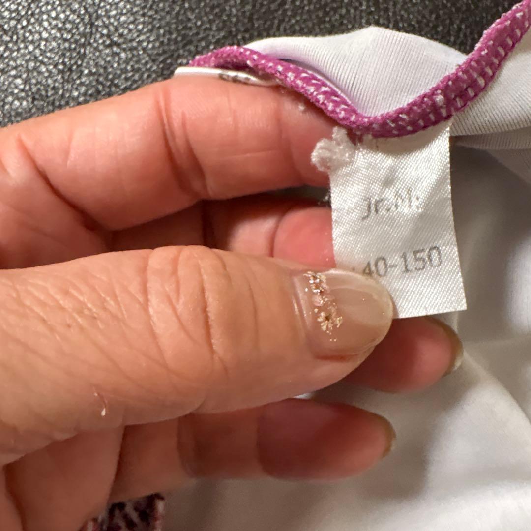 stina ピンク系 Vネック レオタード140〜150