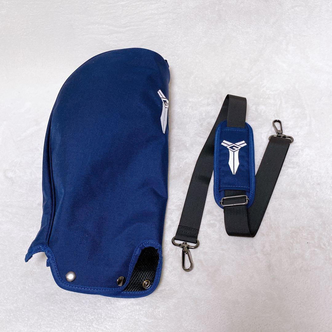 未使用級　YUPPY QUOKKA　セルフスタンドバッグ　クラブケース　ネイビー