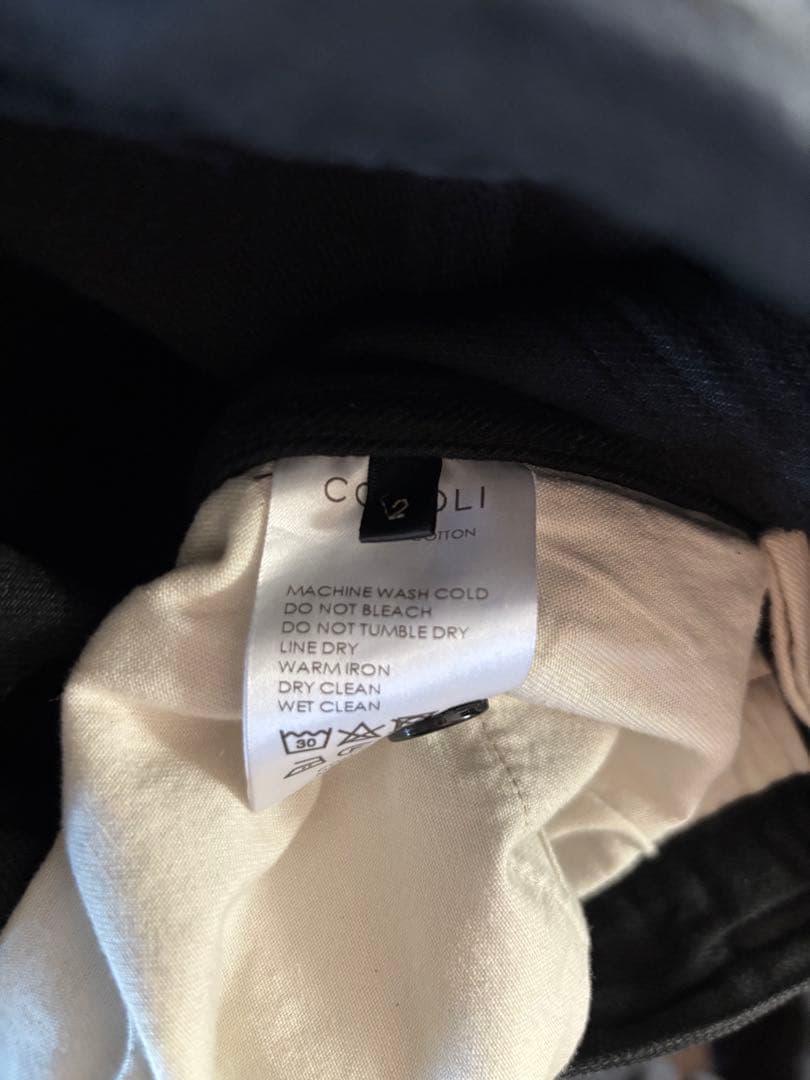 【25SS】COMOLI ベルテッドデニム サイズ2