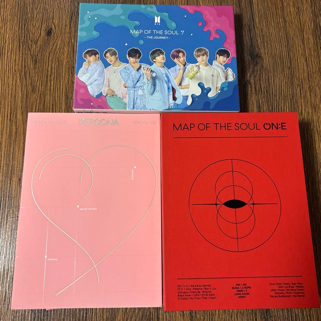 【ジョングクトレカ付】BTS アルバムMAP OF THE SOUL 3点セット