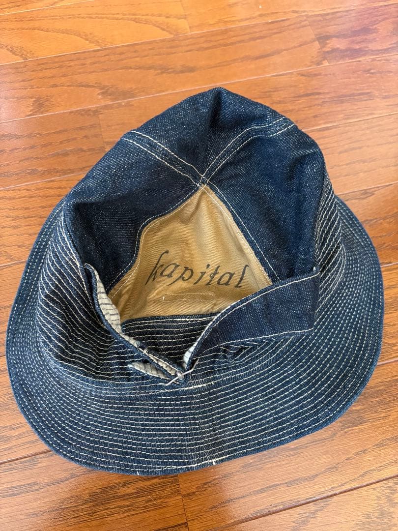 KAPITAL デニムストライプハット