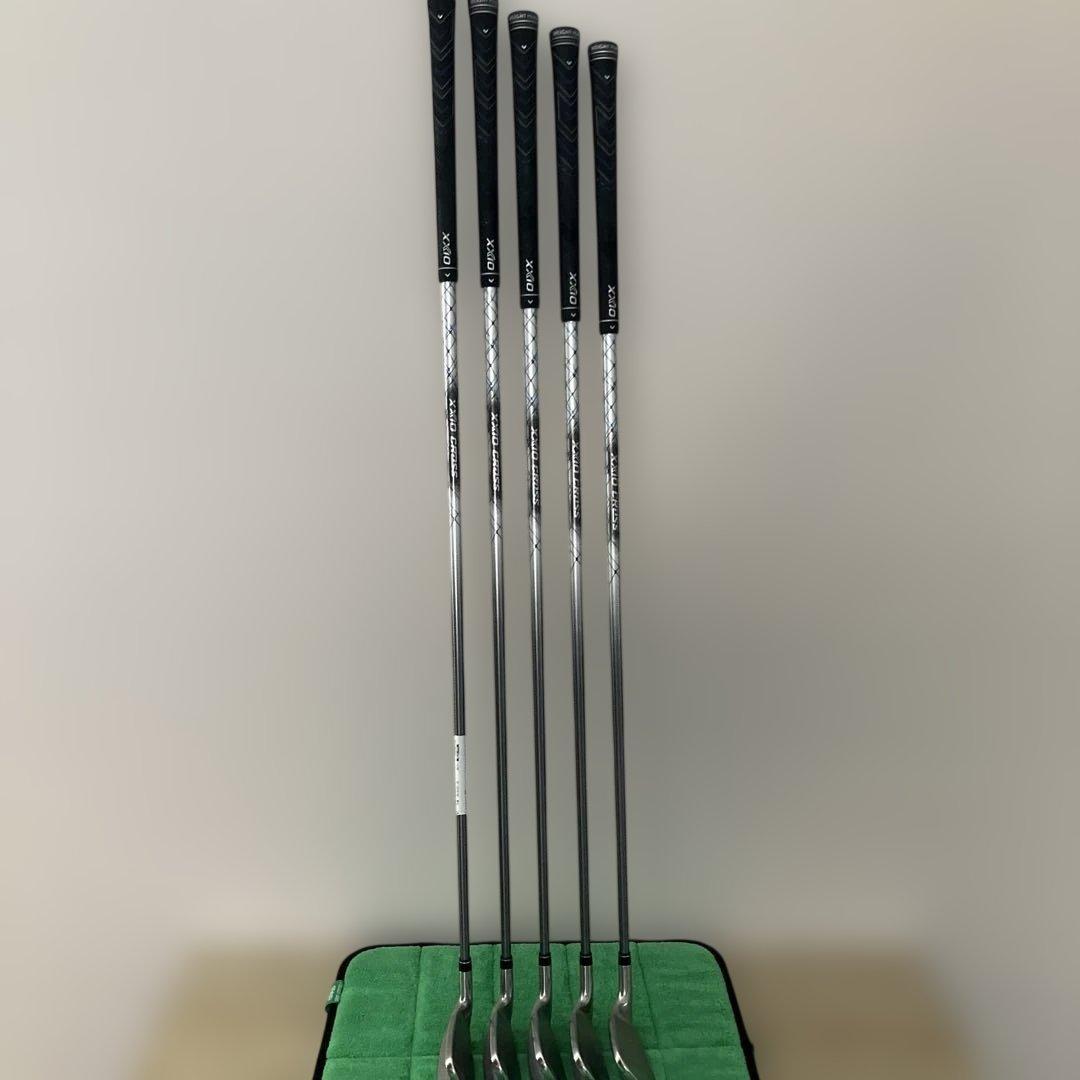 格安◆ゼクシオクロス5本セット、カーボン(S)