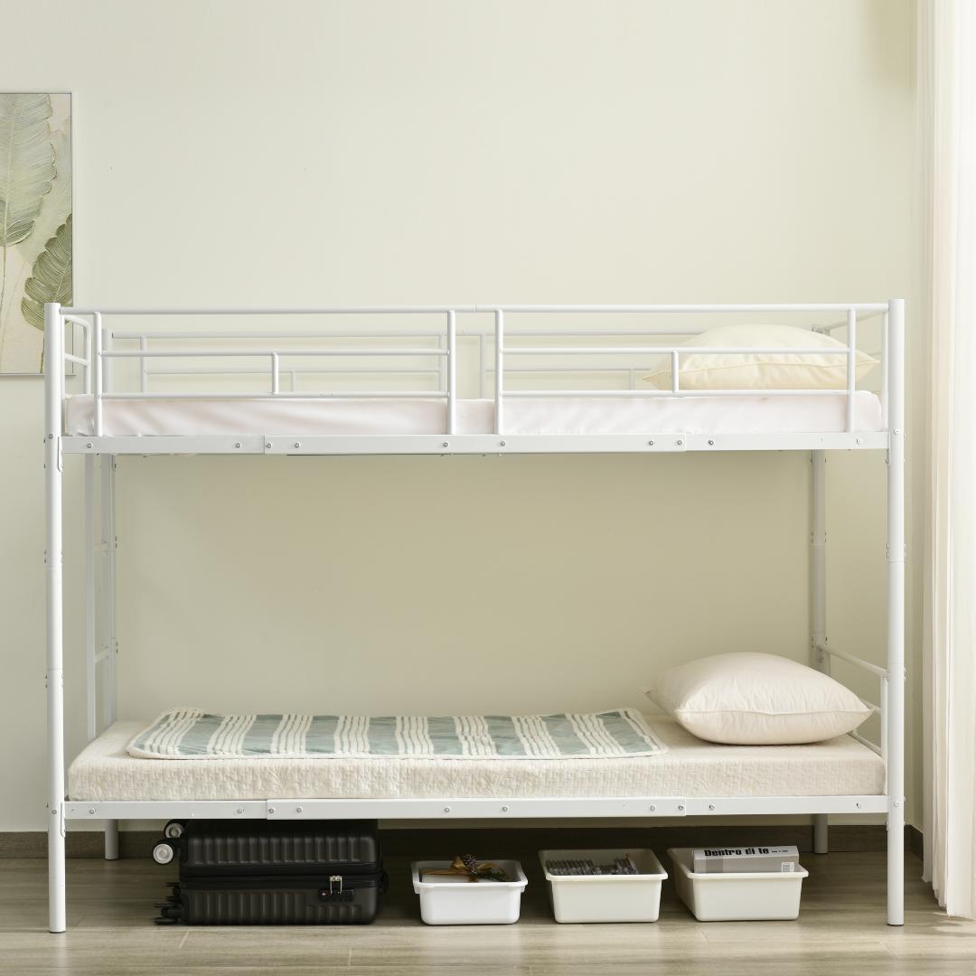 三段ベッド 3段ベッド スチール 耐震 ベッド シングル パイプベッド 社員寮