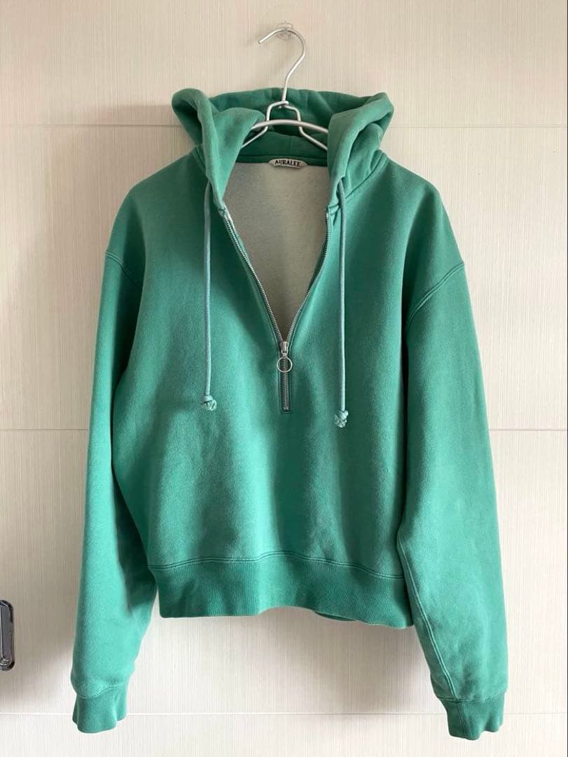 AURALEE オーラリー HIGH COUNT HEAVY SWEAT ジップ