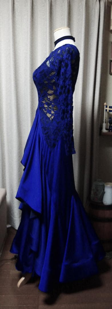 【社交ダンス】チャコット　Dance Sport　紺色スタンダードドレス