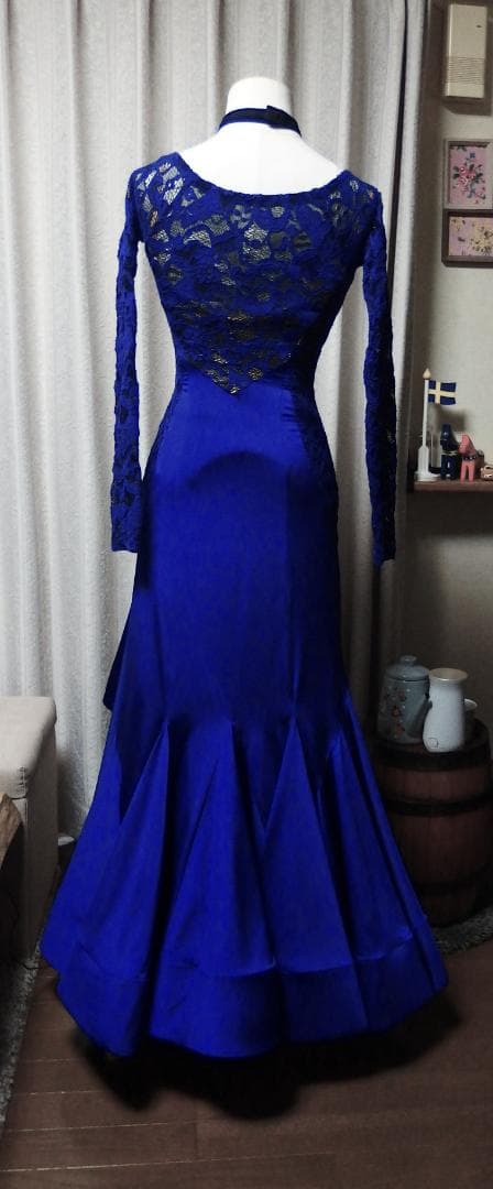 【社交ダンス】チャコット　Dance Sport　紺色スタンダードドレス