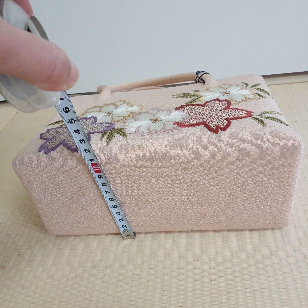 和装ブランド 大原商店謹製「花しおり」 刺繍 バッグ