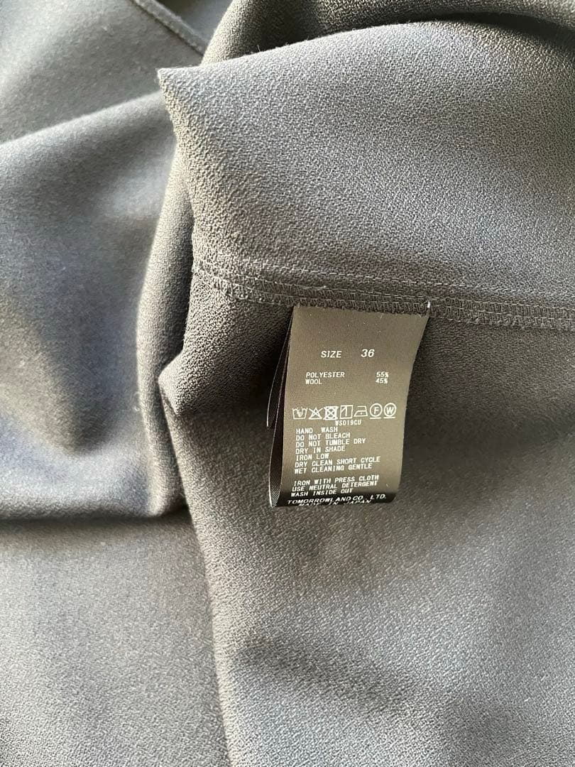 トゥモローランド マカフィー ダークネイビー 長袖シャツ