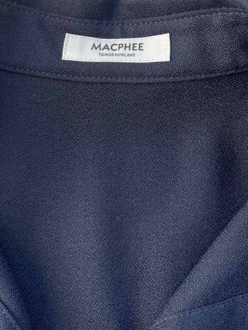 トゥモローランド マカフィー ダークネイビー 長袖シャツ