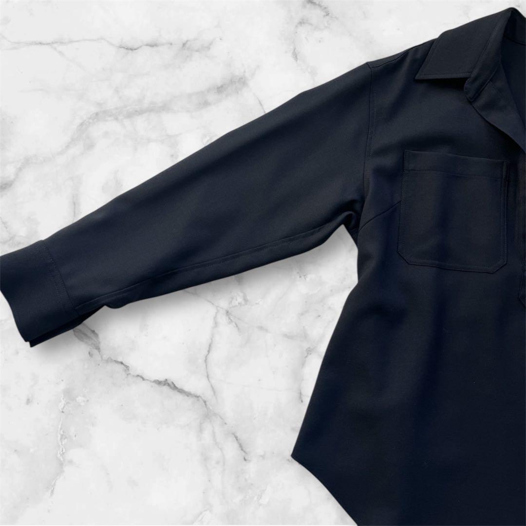 トゥモローランド マカフィー ダークネイビー 長袖シャツ