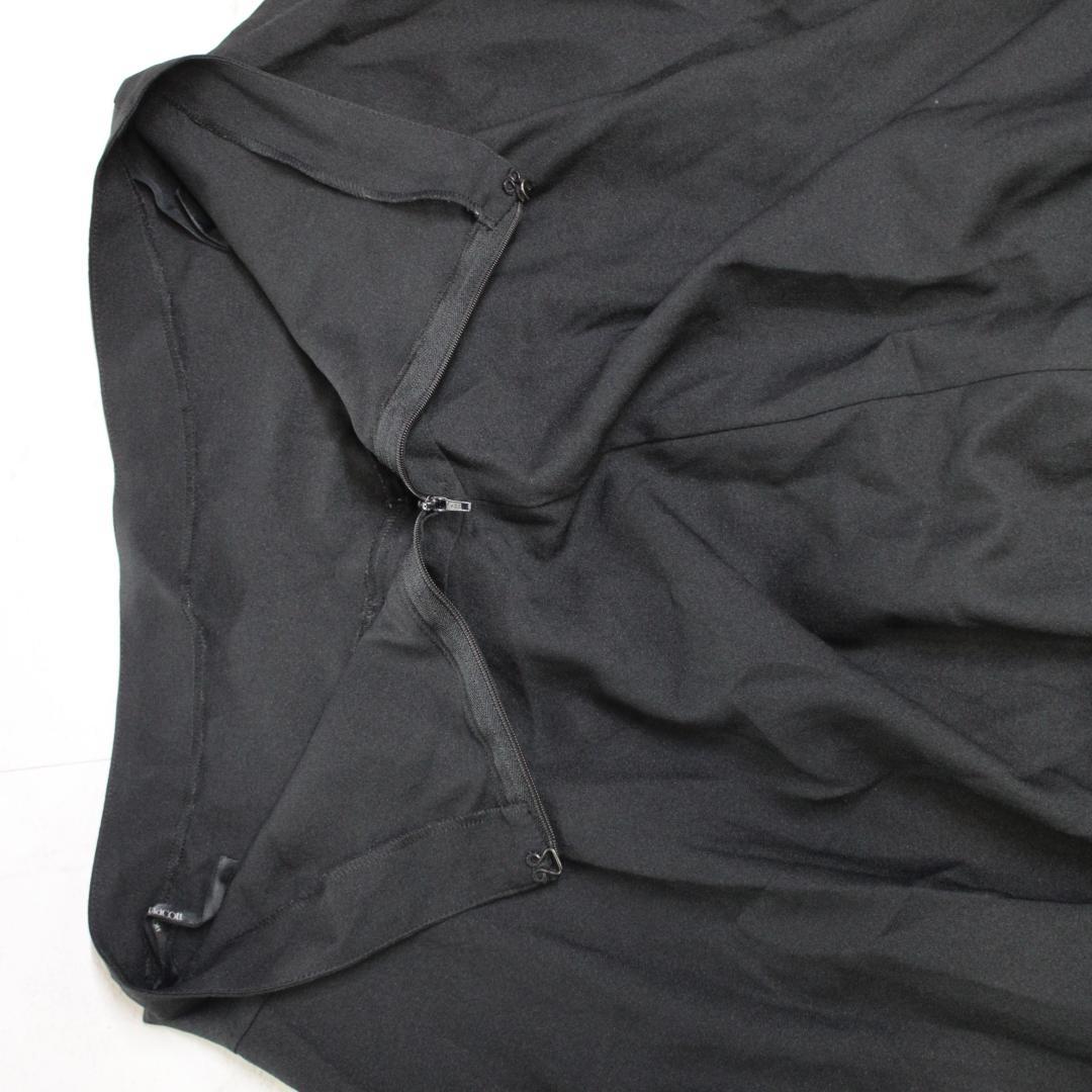 【美品 日本製 フラメンコ衣装】ブラック×ドット柄 CHACOTT ファルダ 黒