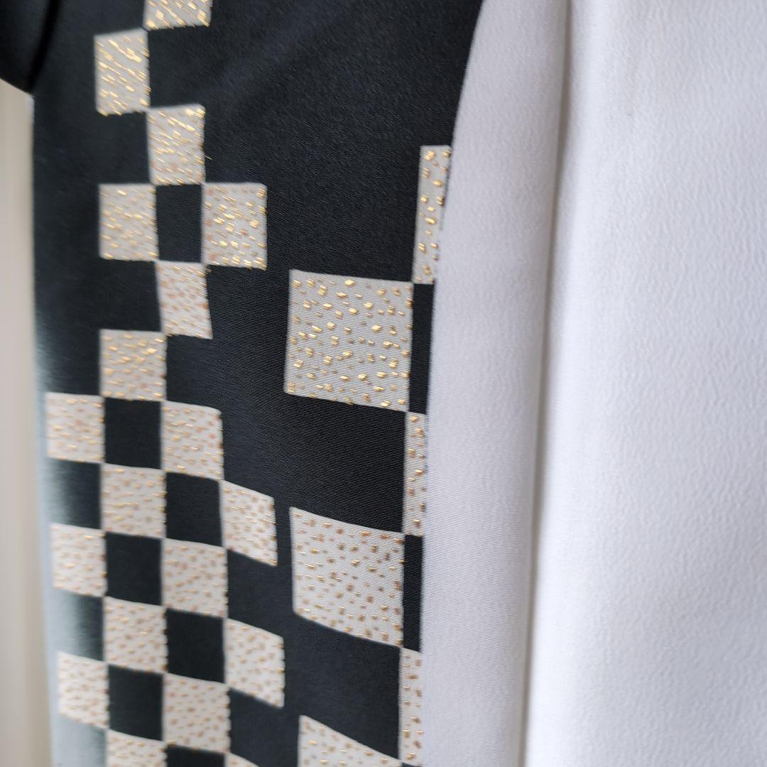 日本舞踊用着物 　新舞踊　白　黒　紫