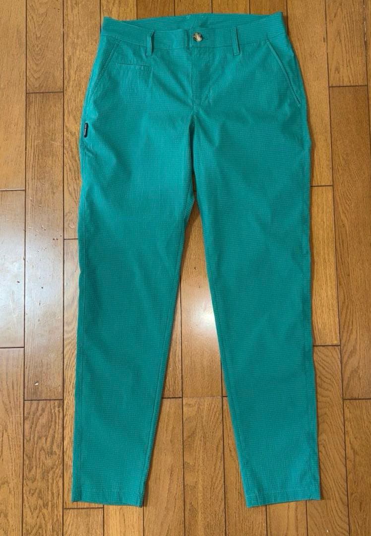 美品ジャックバニー　ゴルフパンツ　1 (M)レディースゴルフウェア　サッカー生地