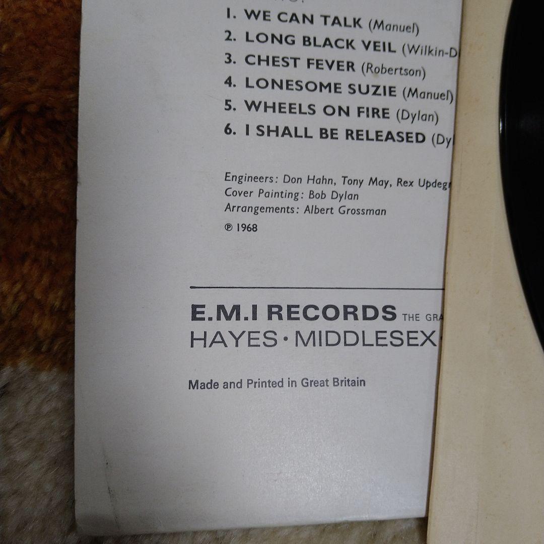 美品UK盤 The BAND ミュージック・フロム・ビッグ・ピンク